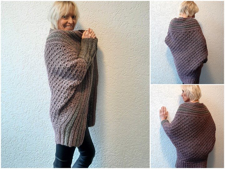 Jacke,"Relaxie", Häkeln, alle Größen!