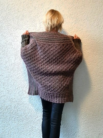 Jacke,"Relaxie", Häkeln, alle Größen!