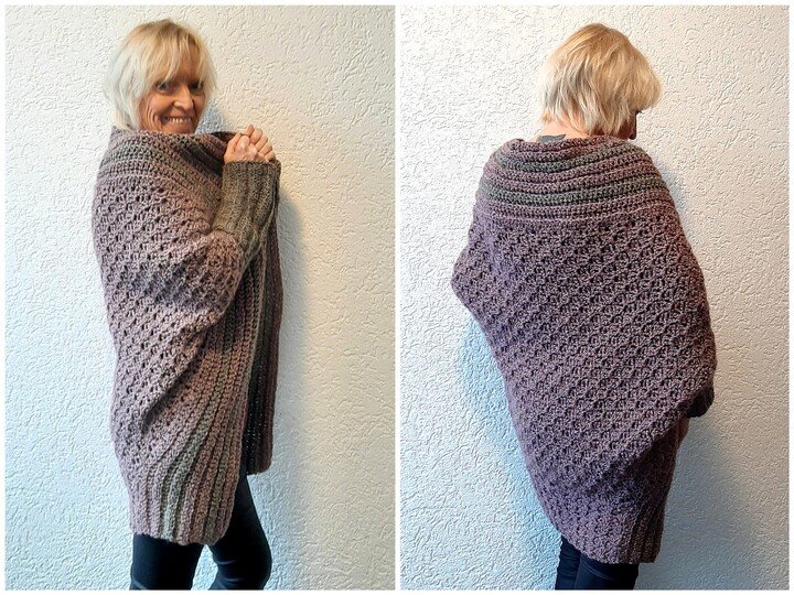 Jacke,"Relaxie", Häkeln, alle Größen!