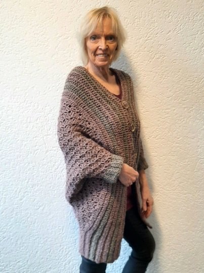 Jacke,"Relaxie", Häkeln, alle Größen!