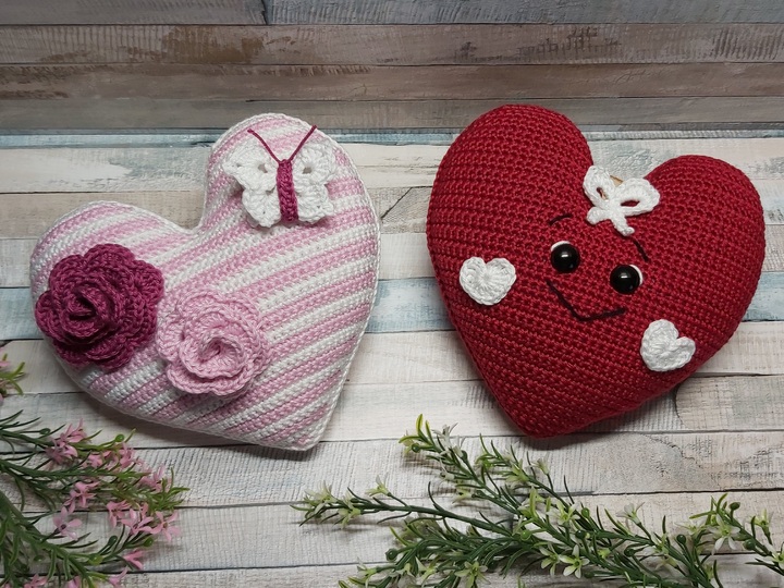 Häkelanleitung "Hab-Dich-Lieb" Herz (Valentinstag, Muttertag, Duftkissen)