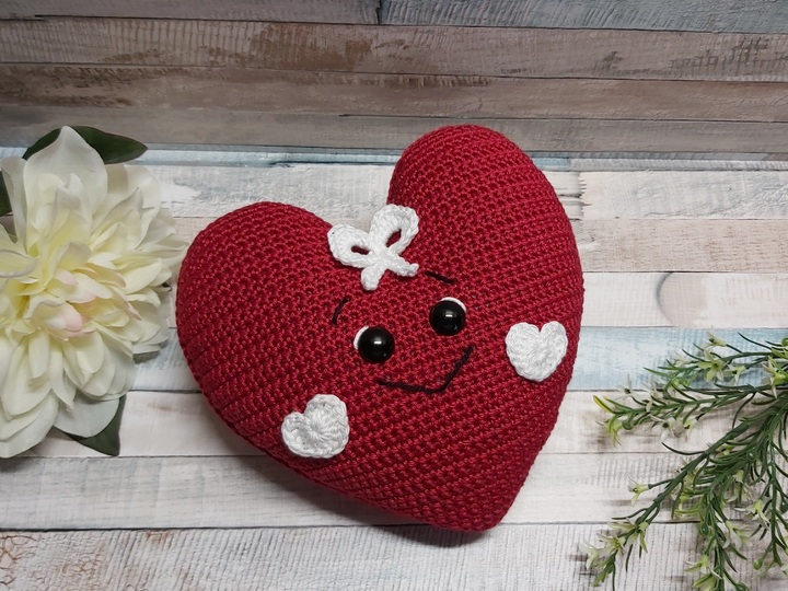 Häkelanleitung "Hab-Dich-Lieb" Herz (Valentinstag, Muttertag, Duftkissen)