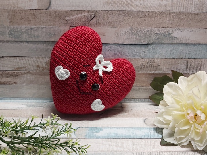 Häkelanleitung "Hab-Dich-Lieb" Herz (Valentinstag, Muttertag, Duftkissen)