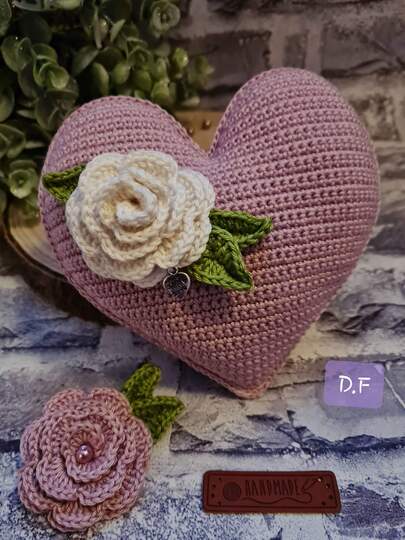 Häkelanleitung "Hab-Dich-Lieb" Herz (Valentinstag, Muttertag, Duftkissen)