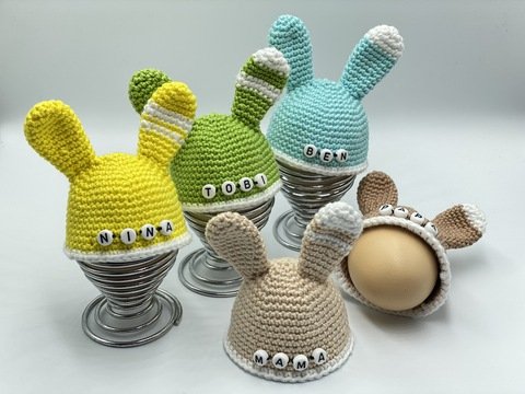 Pattern Cute eggwarmers - Bunny