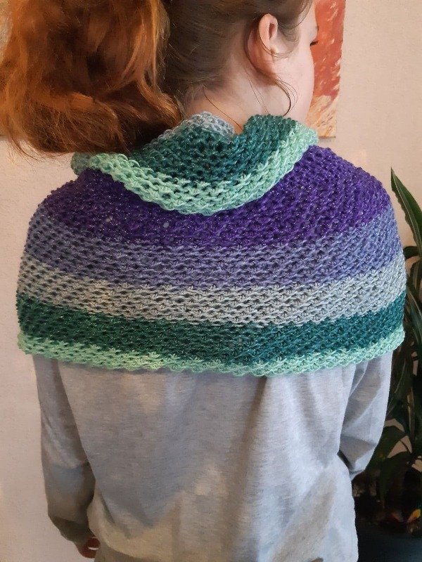 Anleitung Lila Möbius Loop "Leonie" häkeln für Anfänger - Bild 2