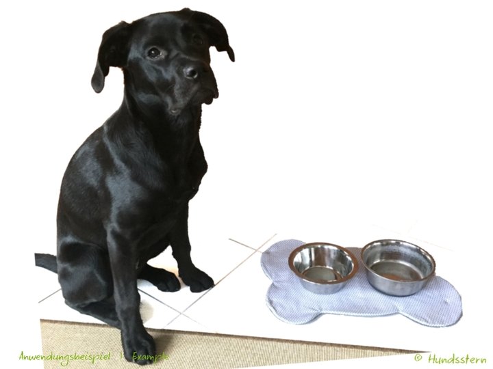YUMMY non-slip bowl mat for dogs. Sewing pattern