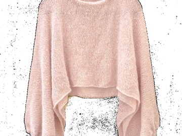 Mädchen "Poncho-Sweater" Strickanleitung