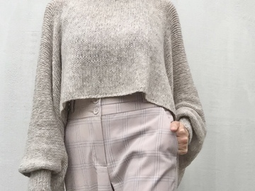 Bundle-Strickanleitung "Poncho-Sweater" für Damen und Mädchen.