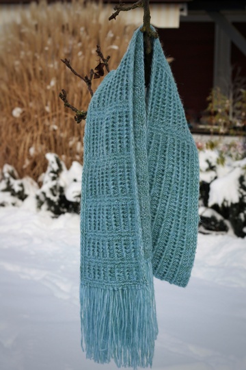 Streben zum Glück Schal Strickanleitung