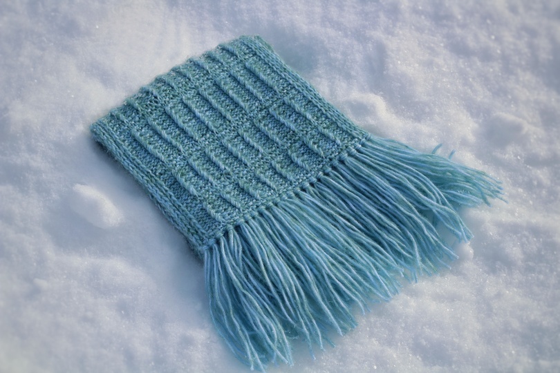 Streben zum Glück Schal Strickanleitung