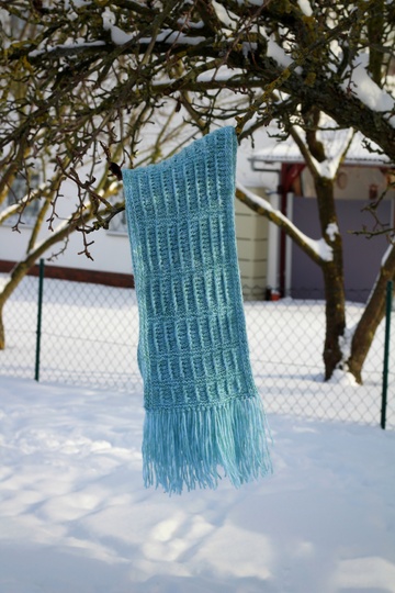 Streben zum Glück Schal Strickanleitung