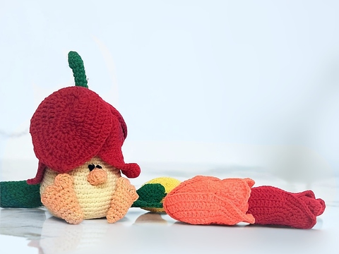 Tulip Gnome. Crochet pattern