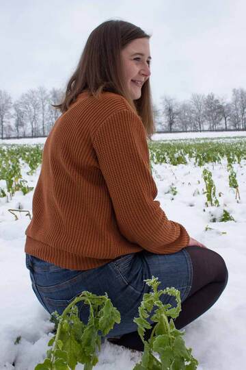 Schnittmuster Pullover mit Rüsche, Volant, uvm. in Damen Gr. 32 - 54