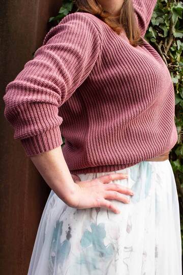 Schnittmuster Pullover mit Rüsche, Volant, uvm. in Damen Gr. 32 - 54