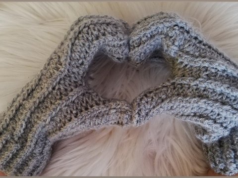 Häkelanleitung Damenhandschuhe - auch für Anfänger geeignet