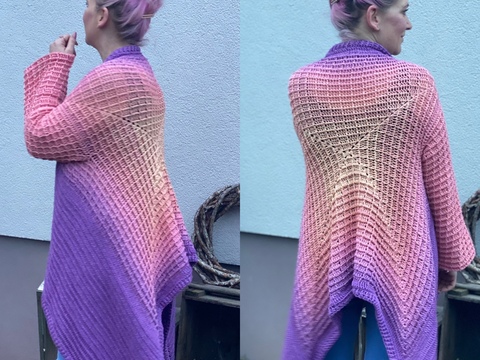 Häkelanleitung Jacke "Magical Sky"