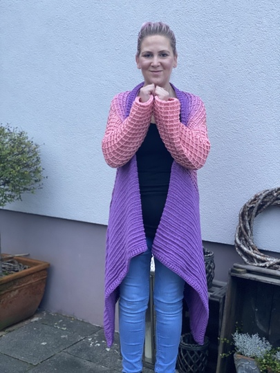 Häkelanleitung Jacke "Magical Sky"