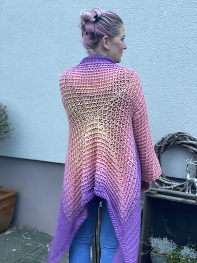 Häkelanleitung Jacke "Magical Sky"