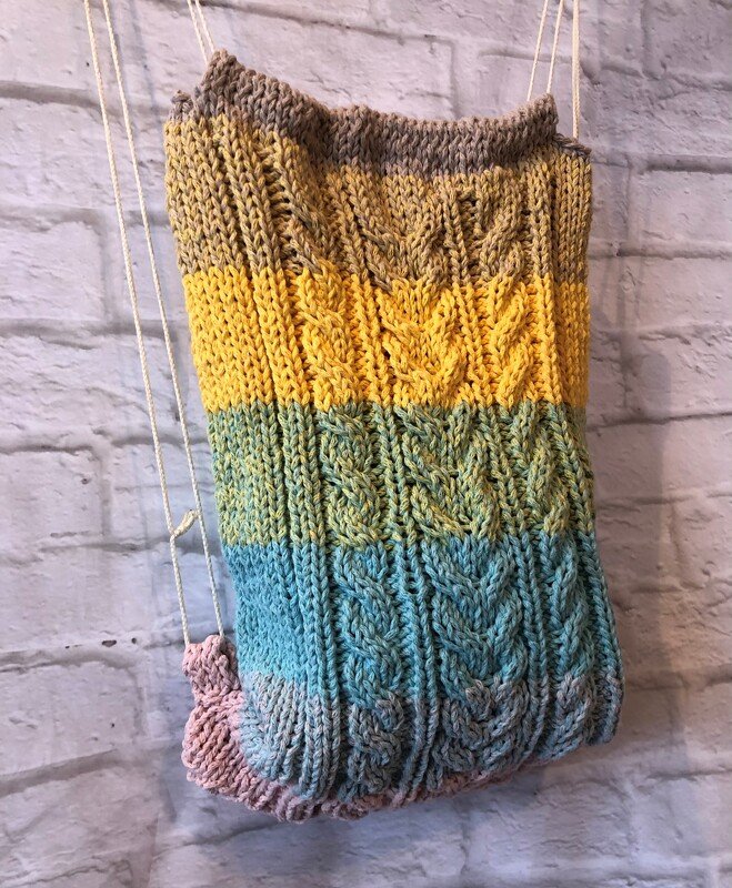 Rucksackbeutel Zopfspiele aus ROPE PLAIT