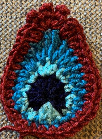 Crochet Pattern Top Proud as a Peacock