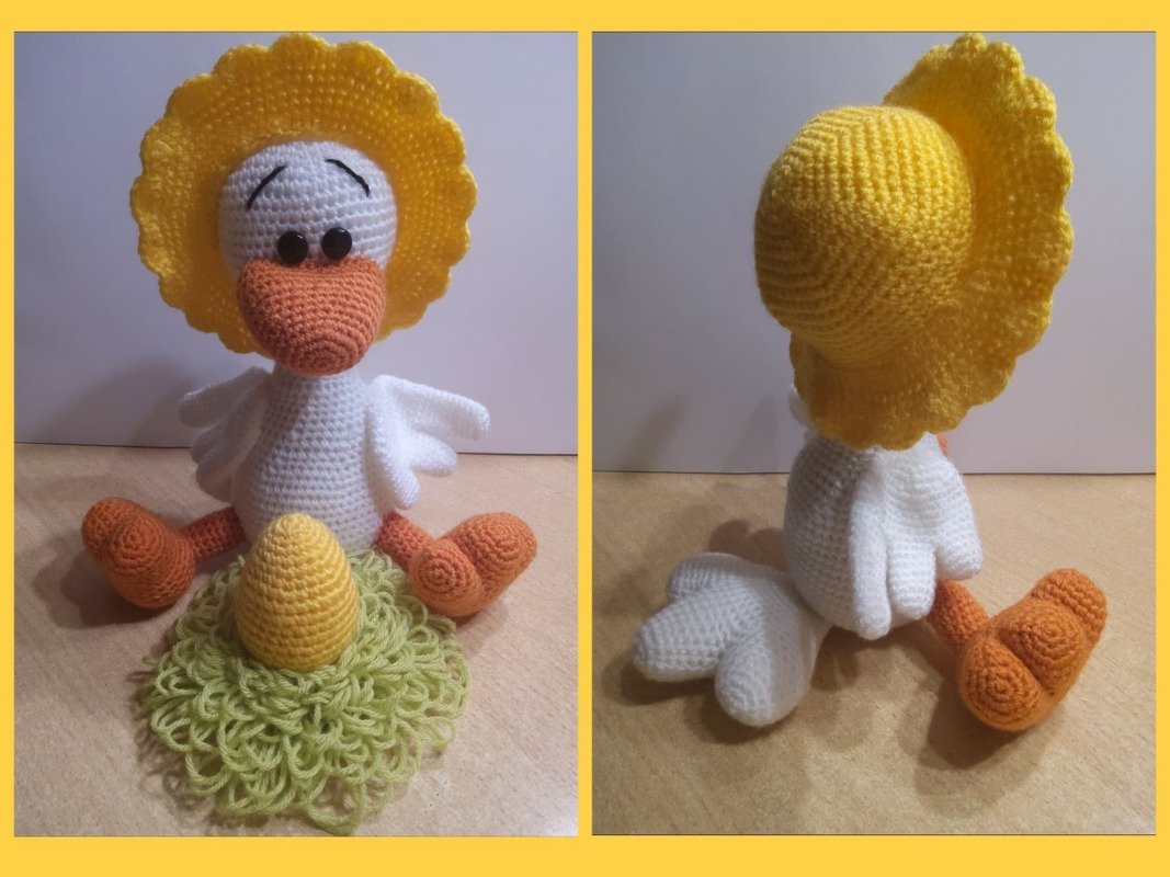 Häkelanleitung / Amigurumi / Gerdi die Gans