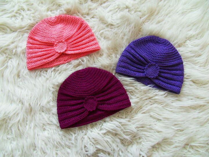 Anleitung Turban Mütze für Babys