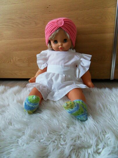 Anleitung Turban Mütze für Babys