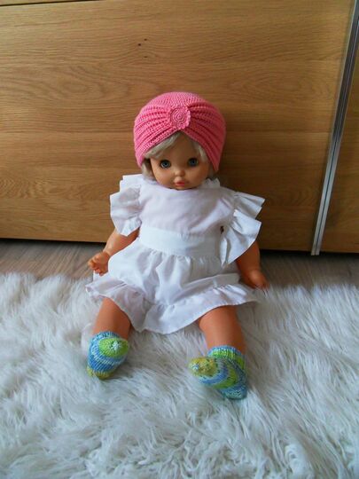 Anleitung Turban Mütze für Babys
