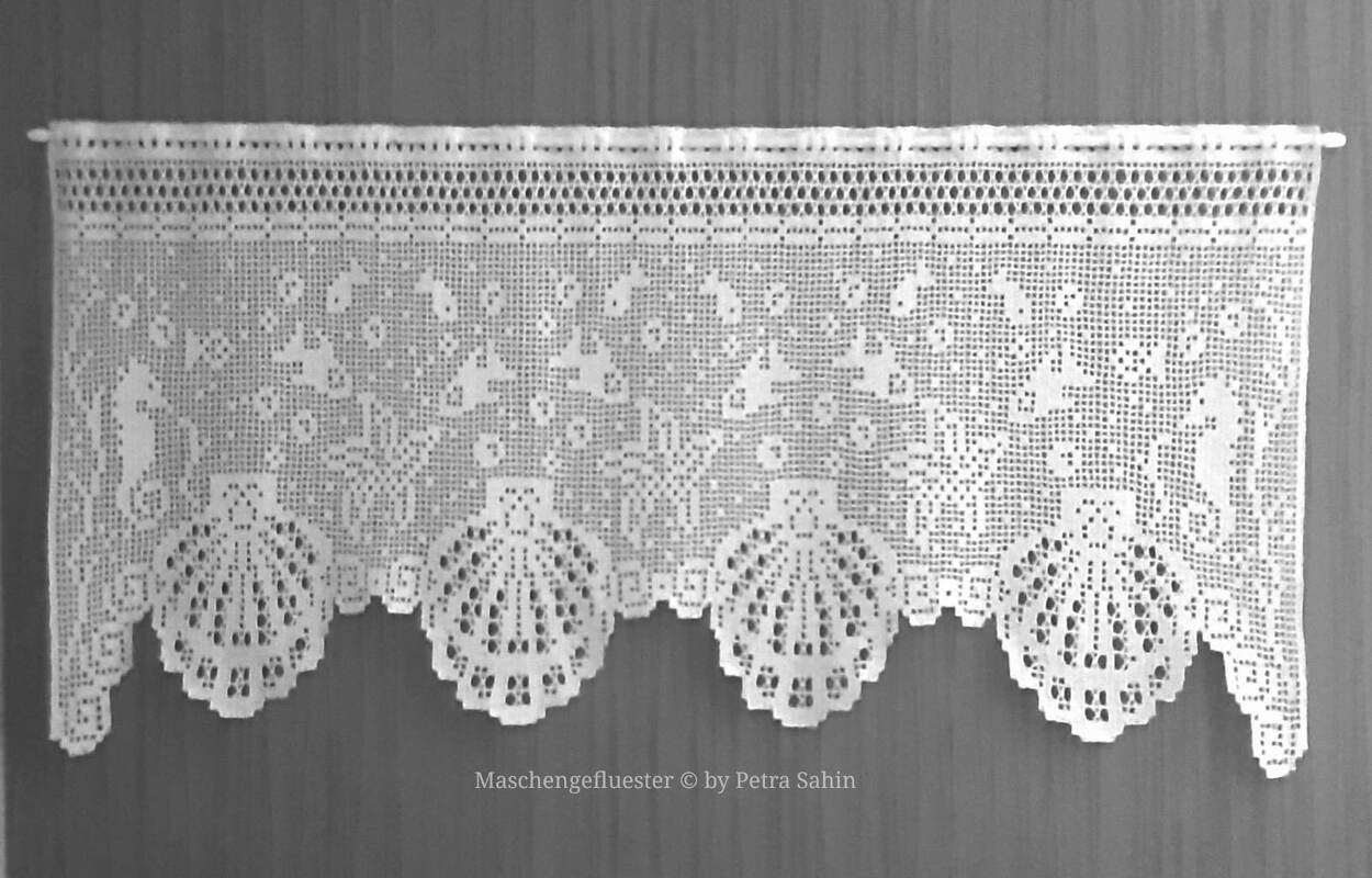 Gardine "La Mer" Häkeln / Anleitung - Bild 2