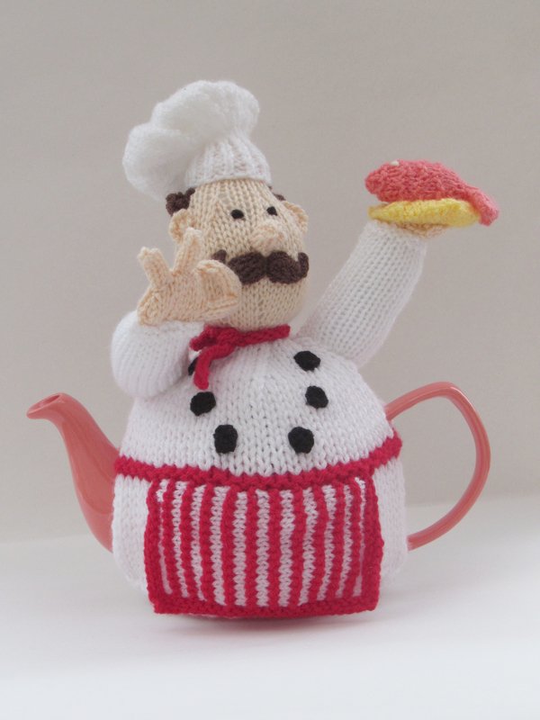 Chef Tea Cosy Knitting Pattern