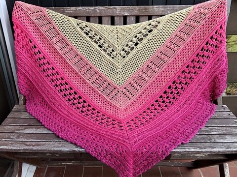 Häkelanleitung Dreieckstuch "Evas Jahr 2020"