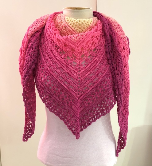 Häkelanleitung Dreieckstuch "Evas Jahr 2020"