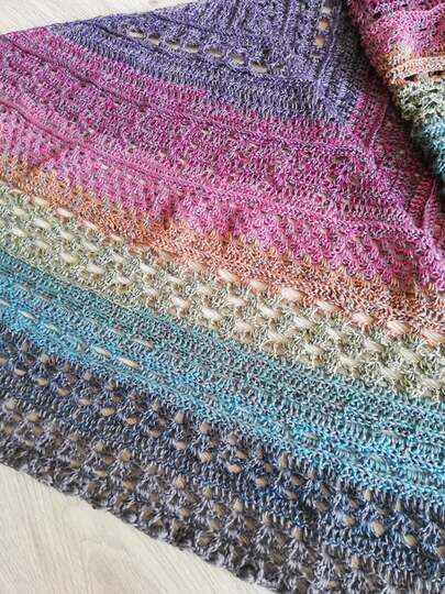 Häkelanleitung Dreieckstuch "Evas Jahr 2020"