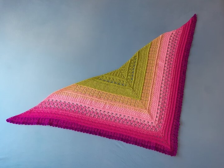 Häkelanleitung Dreieckstuch "Evas Jahr 2020"