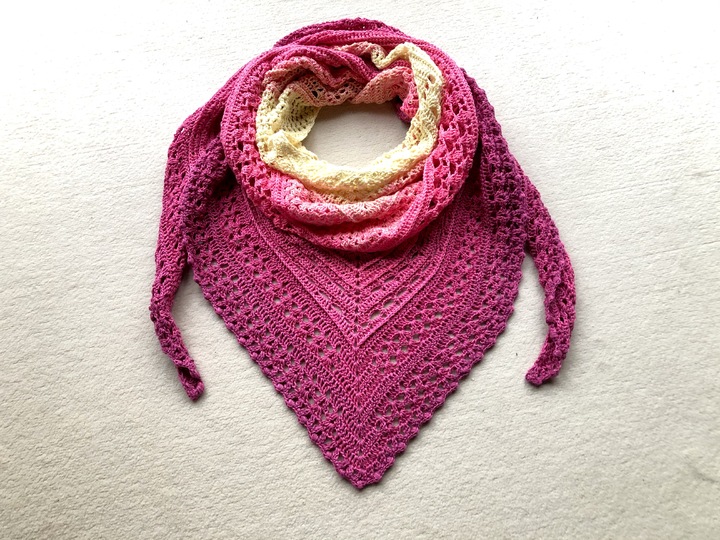 Häkelanleitung Dreieckstuch "Evas Jahr 2020"