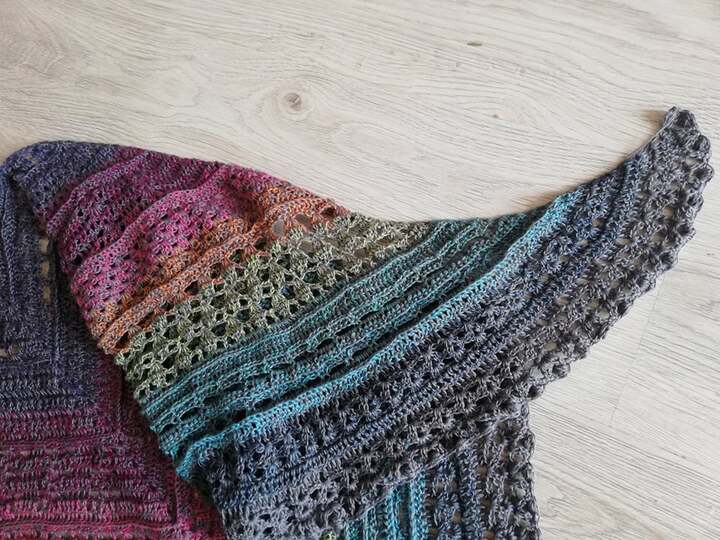 Häkelanleitung Dreieckstuch "Evas Jahr 2020"