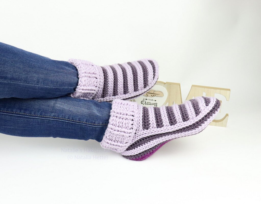 Socks "Aurora" (knitted look, sizes: 35-46) - Image 7