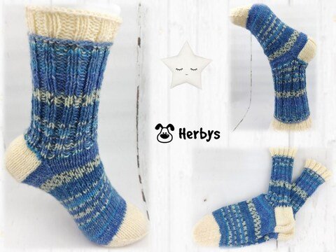 Strickanleitung Socken "Design by Oma"