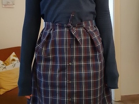 Nähanleitung für ein Kleid aus einem Männerhemd