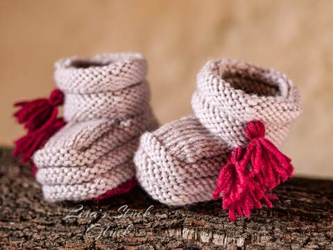 Strickanleitung Baby-Booties