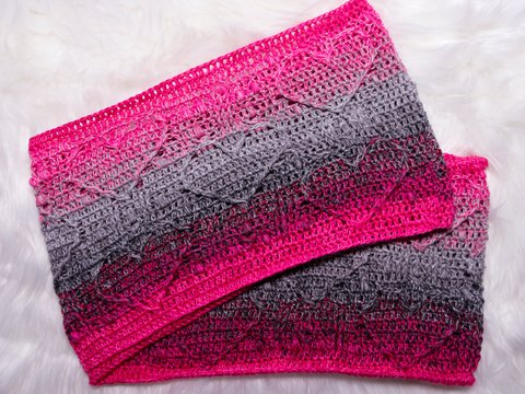 Valentine Hearts Loop Häkelanleitung