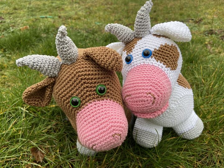 Häkelanleitung - Mona und Mina Muh