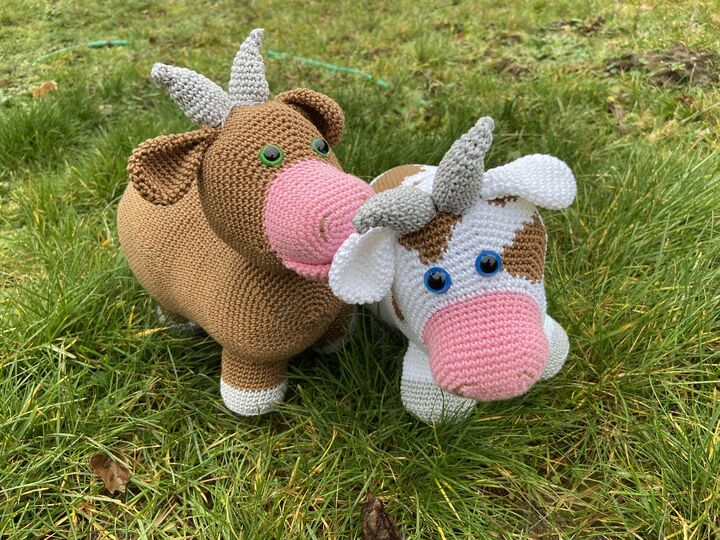 Häkelanleitung - Mona und Mina Muh