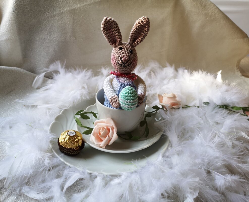 Häkelanleitung Eierwärmer Herr Hase