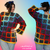 Häkelpulli GRANNYRAINBOW (Gr. S - XL)