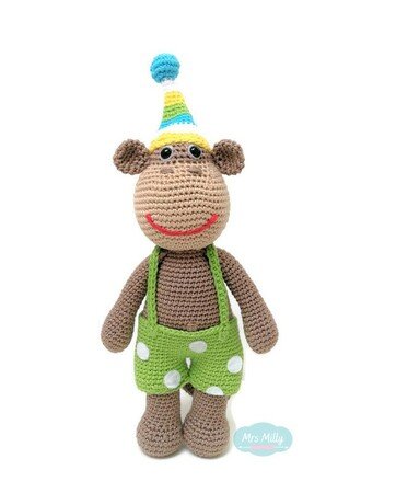 Amigurumi Little Monkey Zeb Crochet Pattern
