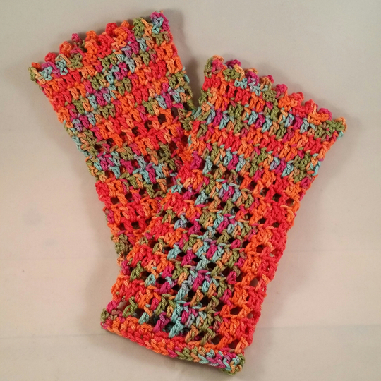 Anleitung Einfache gehäkelte Pulswärmer