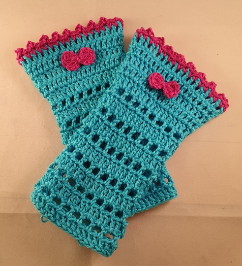 Anleitung Einfache gehäkelte Pulswärmer