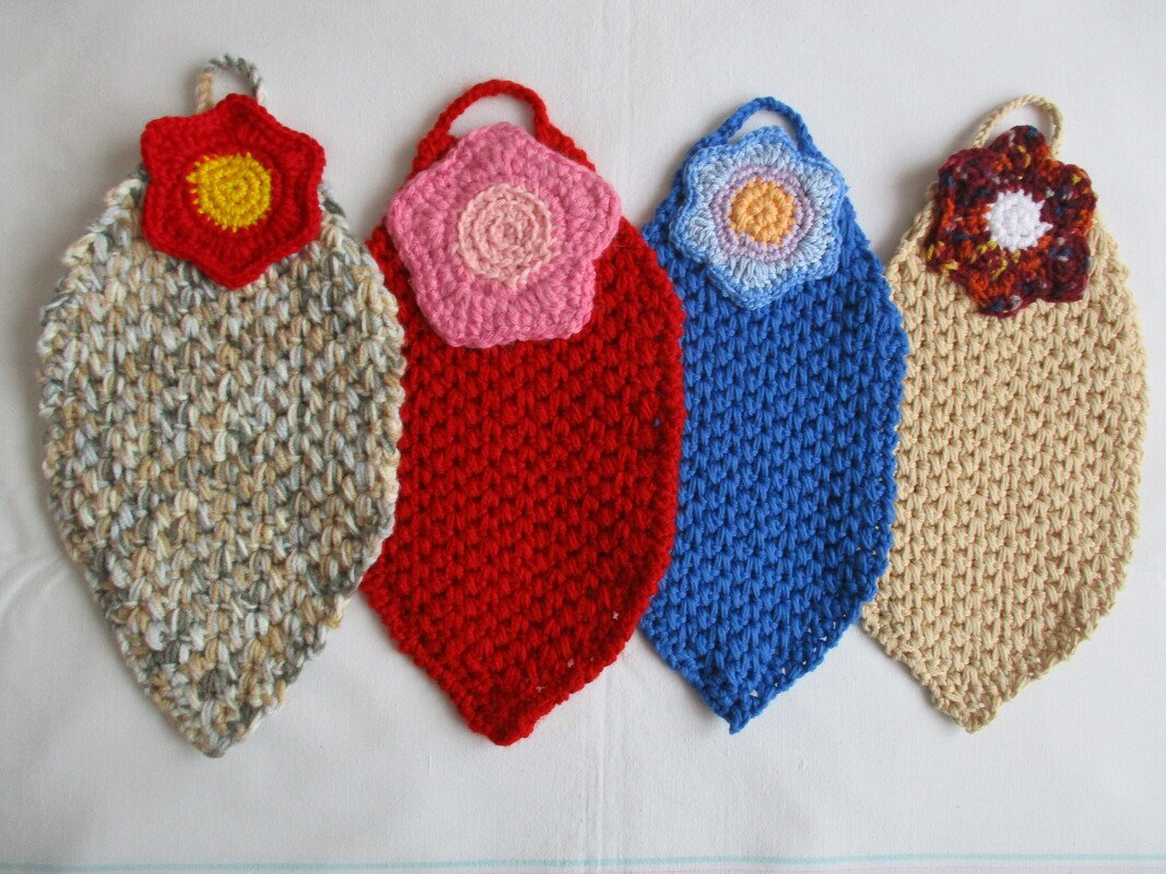 Anleitung Topflappen "Flower"